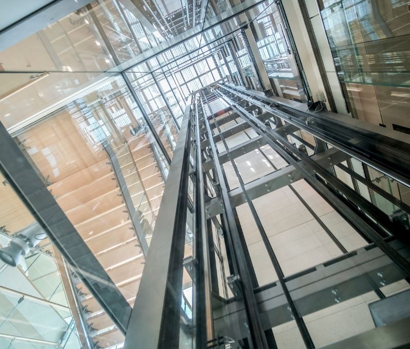 ascenseur verre